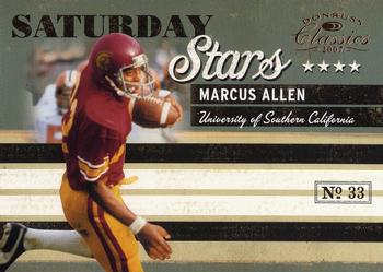 2007 Donruss Classics - Saturday Stars Bronze #SS-25 Marcus Allen Front