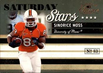 2007 Donruss Classics - Saturday Stars Bronze #SS-29 Sinorice Moss Front