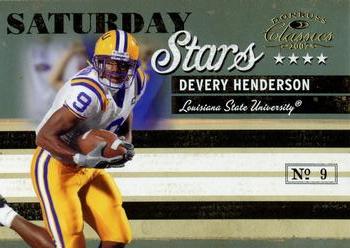 2007 Donruss Classics - Saturday Stars Gold #SS-16 Devery Henderson Front