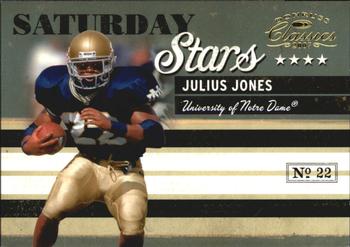 2007 Donruss Classics - Saturday Stars Gold #SS-26 Julius Jones Front