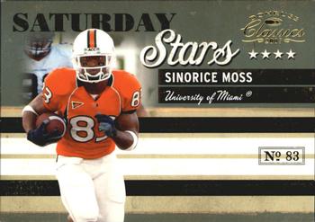 2007 Donruss Classics - Saturday Stars Gold #SS-29 Sinorice Moss Front