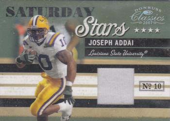 2007 Donruss Classics - Saturday Stars Jerseys #SS-2 Joseph Addai Front