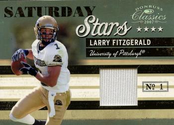 2007 Donruss Classics - Saturday Stars Jerseys #SS-15 Larry Fitzgerald Front