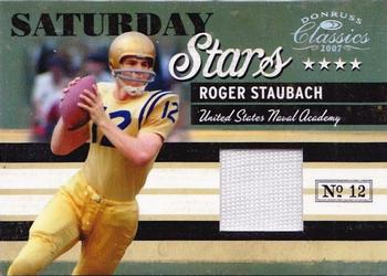 2007 Donruss Classics - Saturday Stars Jerseys #SS-19 Roger Staubach Front