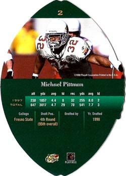 1998 Playoff Contenders - Leather #2 Michael Pittman Back