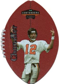 1998 Playoff Contenders - Leather #6 Chris Chandler Front
