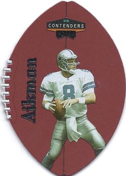 1998 Playoff Contenders - Leather #18 Troy Aikman Front