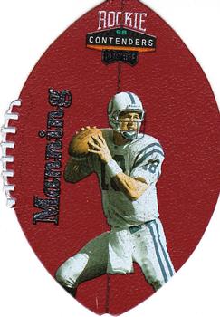 1998 Playoff Contenders - Leather #37 Peyton Manning Front