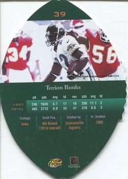 1998 Playoff Contenders - Leather #39 Tavian Banks Back