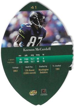 1998 Playoff Contenders - Leather #41 Keenan McCardell Back