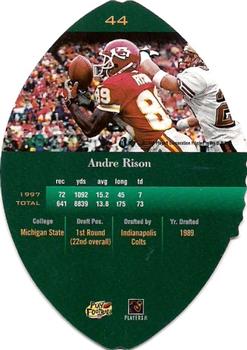1998 Playoff Contenders - Leather #44 Andre Rison Back