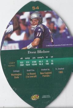 1998 Playoff Contenders - Leather #54 Drew Bledsoe Back