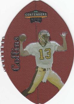 1998 Playoff Contenders - Leather #60 Kerry Collins Front