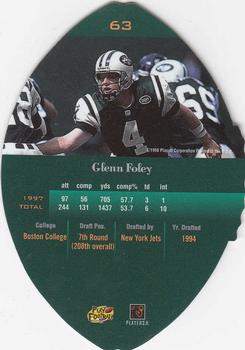 1998 Playoff Contenders - Leather #63 Glenn Foley Back
