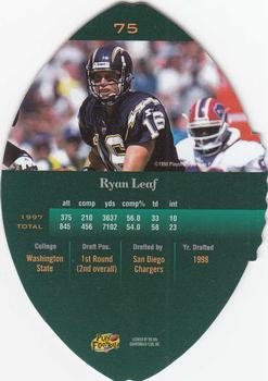 1998 Playoff Contenders - Leather #75 Ryan Leaf Back
