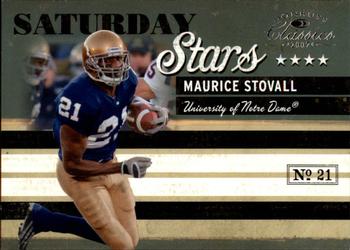 2007 Donruss Classics - Saturday Stars Silver #SS-11 Maurice Stovall Front