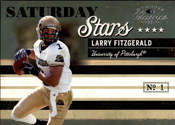 2007 Donruss Classics - Saturday Stars Silver #SS-15 Larry Fitzgerald Front