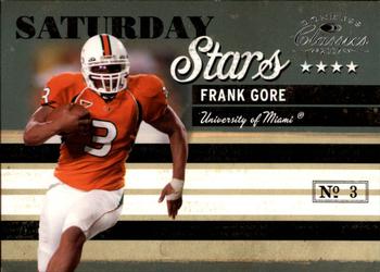 2007 Donruss Classics - Saturday Stars Silver #SS-23 Frank Gore Front