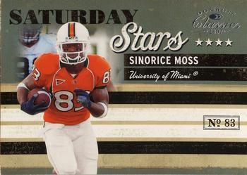2007 Donruss Classics - Saturday Stars Silver #SS-29 Sinorice Moss Front