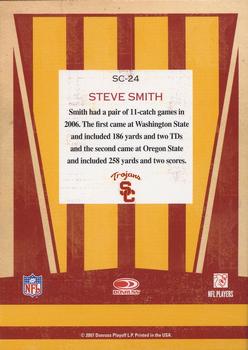 2007 Donruss Classics - School Colors #SC-24 Steve Smith Back