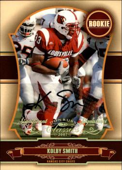 2007 Donruss Classics - Significant Signatures Gold #170 Kolby Smith Front