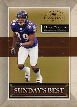 2007 Donruss Classics - Sunday's Best Bronze #SB-16 Mark Clayton Front