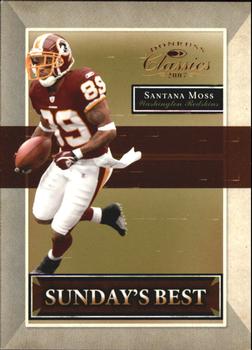 2007 Donruss Classics - Sunday's Best Bronze #SB-23 Santana Moss Front