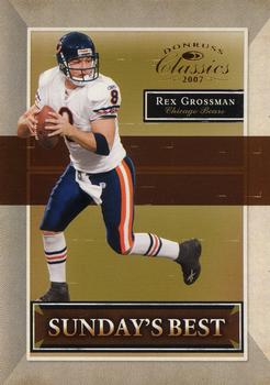 2007 Donruss Classics - Sunday's Best Bronze #SB-30 Rex Grossman Front