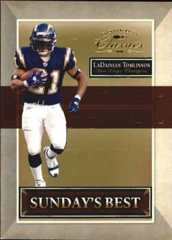 2007 Donruss Classics - Sunday's Best Gold #SB-1 LaDainian Tomlinson Front