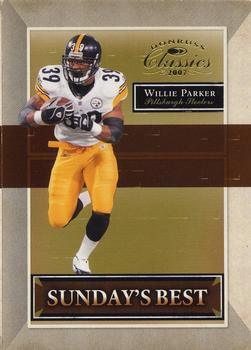 2007 Donruss Classics - Sunday's Best Gold #SB-6 Willie Parker Front