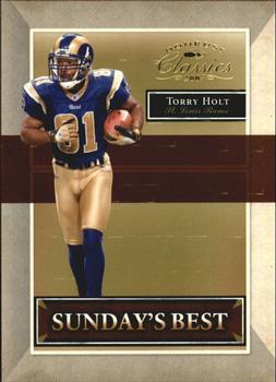 2007 Donruss Classics - Sunday's Best Gold #SB-31 Torry Holt Front