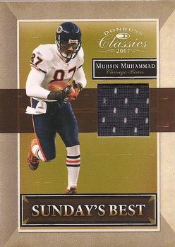 2007 Donruss Classics - Sunday's Best Jerseys #SB-13 Muhsin Muhammad Front