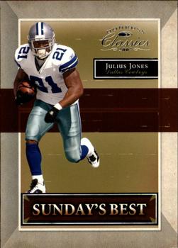 2007 Donruss Classics - Sunday's Best Silver #SB-34 Julius Jones Front