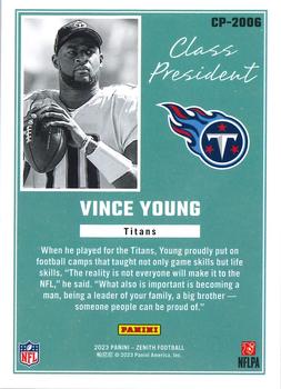 2023 Panini Zenith - Class President #CP-2006 Vince Young Back