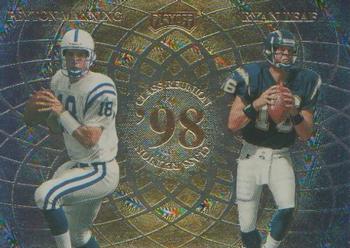 1998 Playoff Momentum SSD Hobby - Class Reunion #NNO Peyton Manning / Ryan Leaf / Curtis Enis / Randy Moss Front
