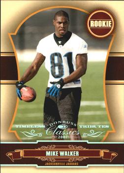 2007 Donruss Classics - Timeless Tributes Silver #186 Mike Walker Front