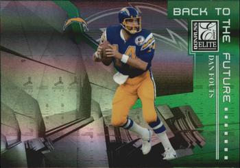 2007 Donruss Elite - Back to the Future Green #BTF-6 Dan Fouts / Philip Rivers Front