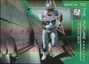2007 Donruss Elite - Back to the Future Green #BTF-18 Michael Irvin / Terrell Owens Front