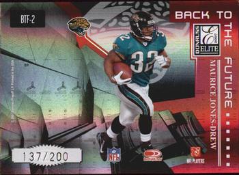 2007 Donruss Elite - Back to the Future Red #BTF-2 Fred Taylor / Maurice Jones-Drew Back