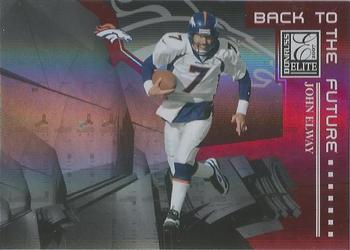 2007 Donruss Elite - Back to the Future Red #BTF-7 John Elway / Jay Cutler Front
