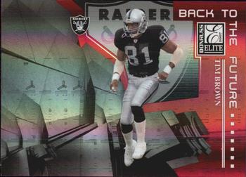 2007 Donruss Elite - Back to the Future Red #BTF-14 Tim Brown / Marques Colston Front