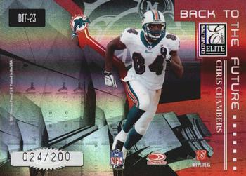 2007 Donruss Elite - Back to the Future Red #BTF-23 Mark Duper / Chris Chambers Back