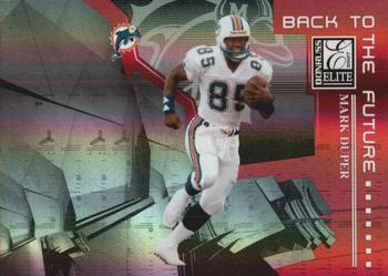 2007 Donruss Elite - Back to the Future Red #BTF-23 Mark Duper / Chris Chambers Front