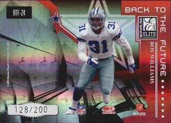 2007 Donruss Elite - Back to the Future Red #BTF-24 Bill Bates / Roy Williams Back