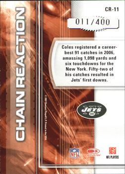 2007 Donruss Elite - Chain Reaction Black #CR-11 Laveranues Coles Back