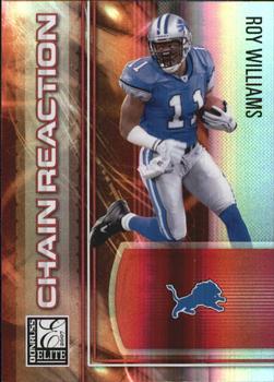 2007 Donruss Elite - Chain Reaction Red #CR-9 Roy Williams Front