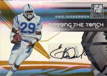 2007 Donruss Elite - Passing the Torch Autographs #PT-15 Eric Dickerson Front