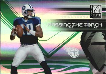 2007 Donruss Elite - Passing the Torch Green #PT-2 Vince Young Front