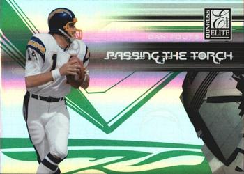 2007 Donruss Elite - Passing the Torch Green #PT-5 Dan Fouts Front