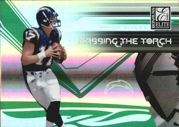 2007 Donruss Elite - Passing the Torch Green #PT-6 Philip Rivers Front